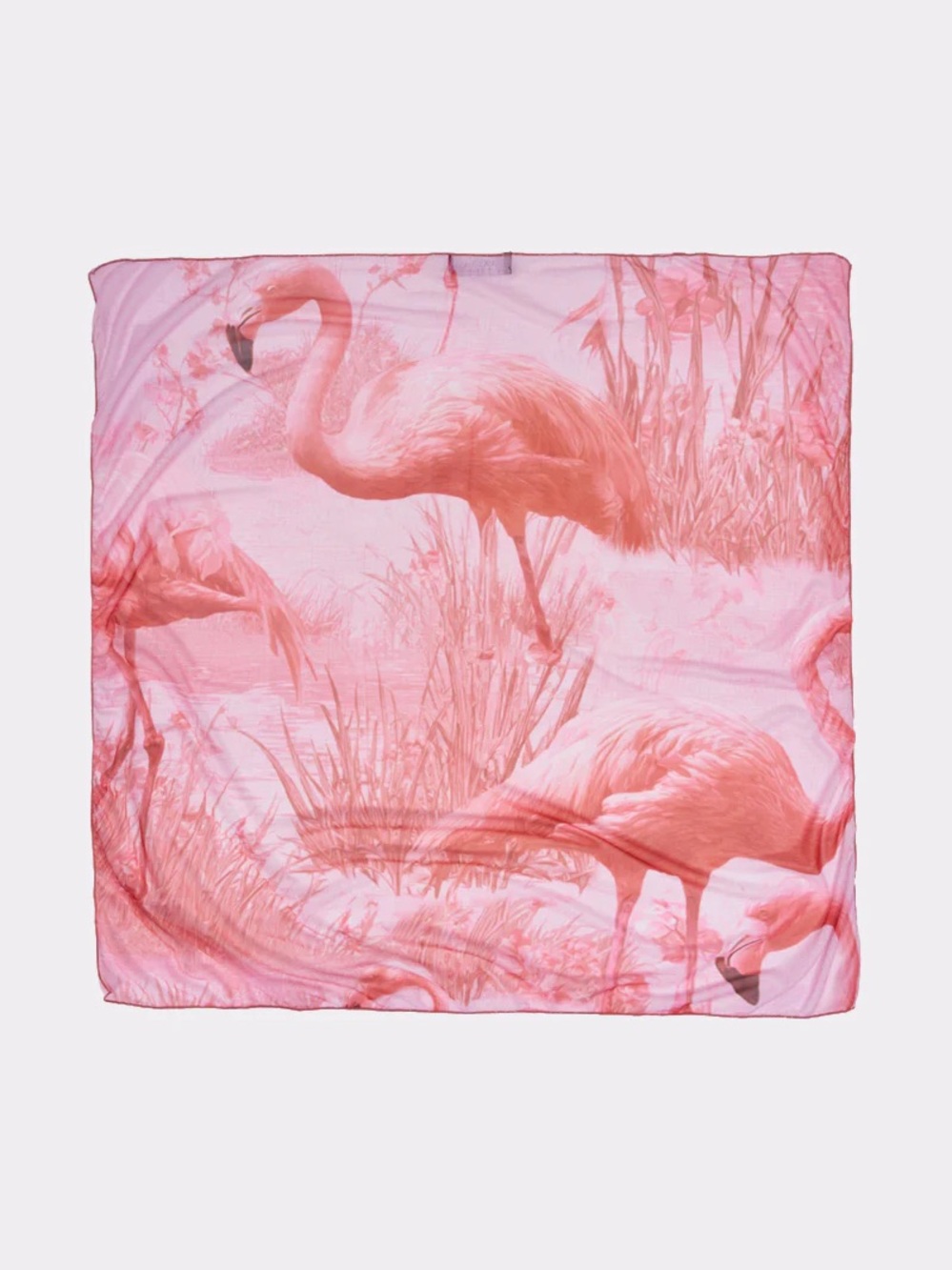Flamingo Bikini, Skirt, & Scarf 4 Piece Set - Picture 6 of 13